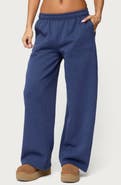 EDIKTED Totally Edikted Fleece Logo Sweatpants