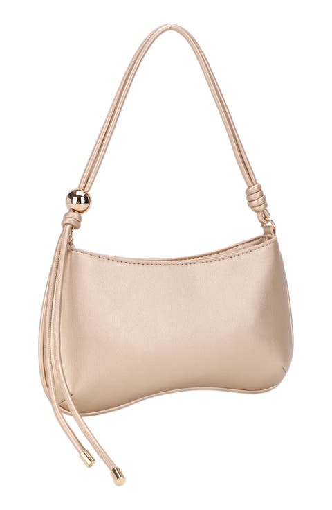 Elva Faux Leather Shoulder Bag