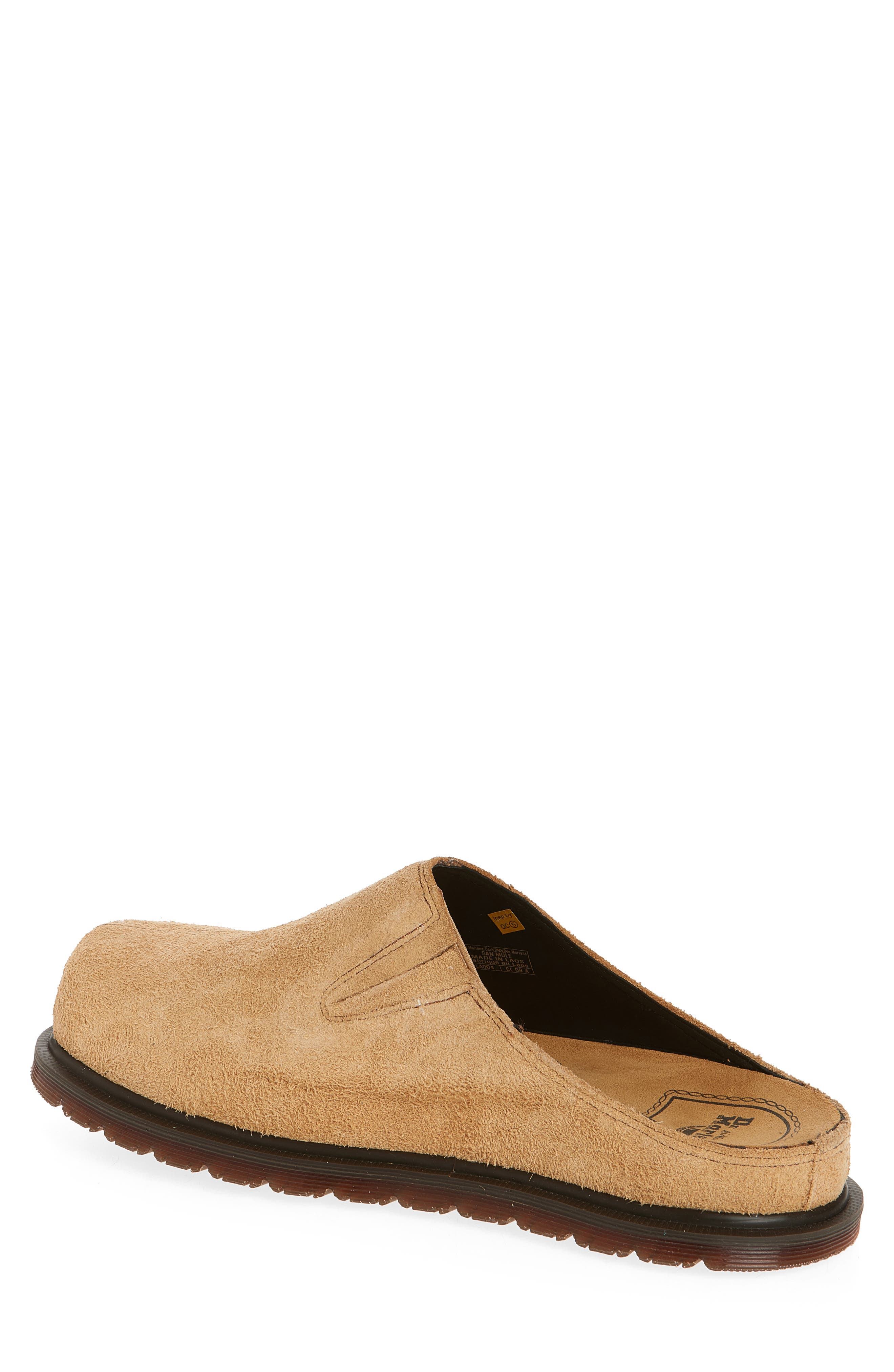 Dr. Martens Gender Inclusive San Mule, Alternate, color, Savannah Tan