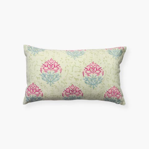 Vana - Lumbar Pure Linen Throw Pillow Cover