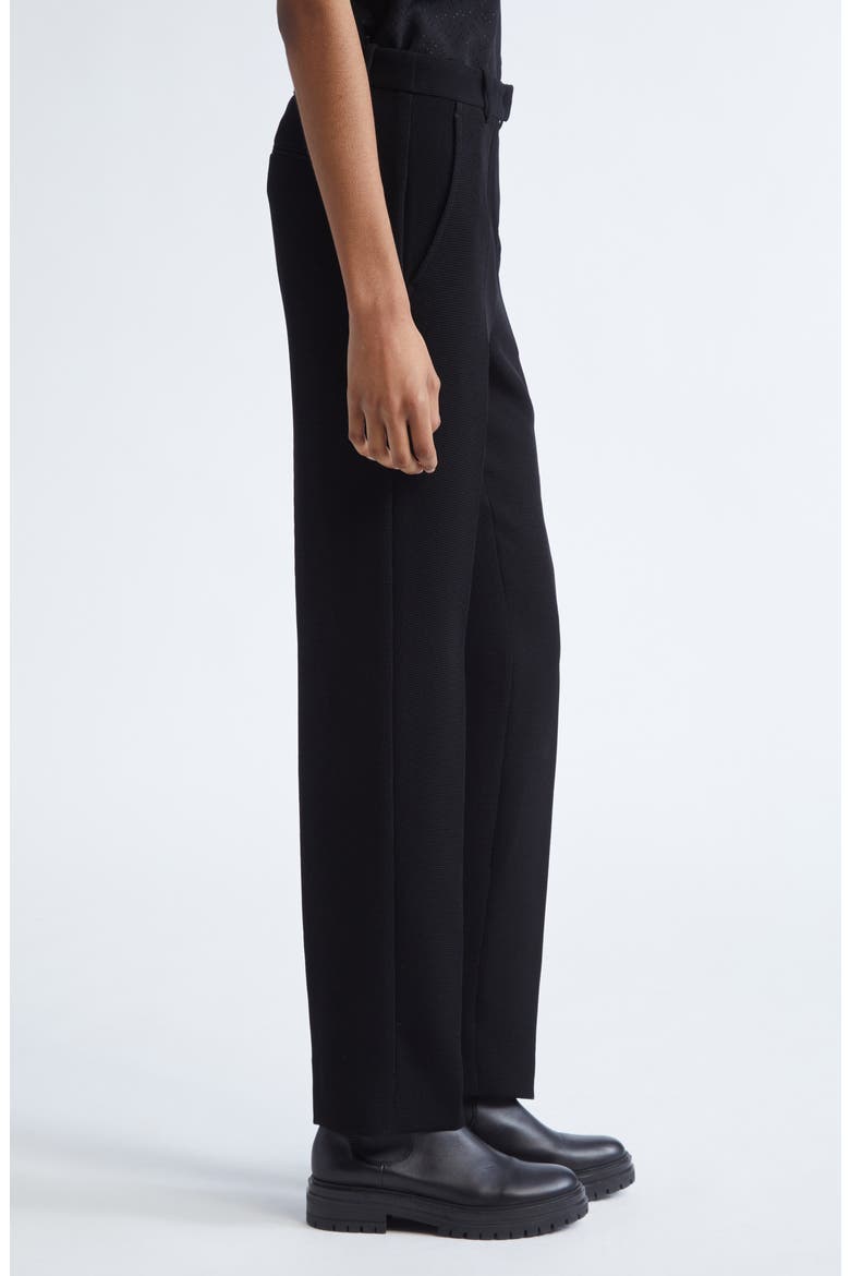 Tech Waffle Straight Leg Pants, Alternate, color, SOLID BLACK