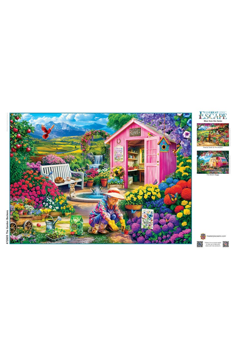 The Garden Beckons 1000pc Jigsaw Puzzle, Alternate, color, Multicolor