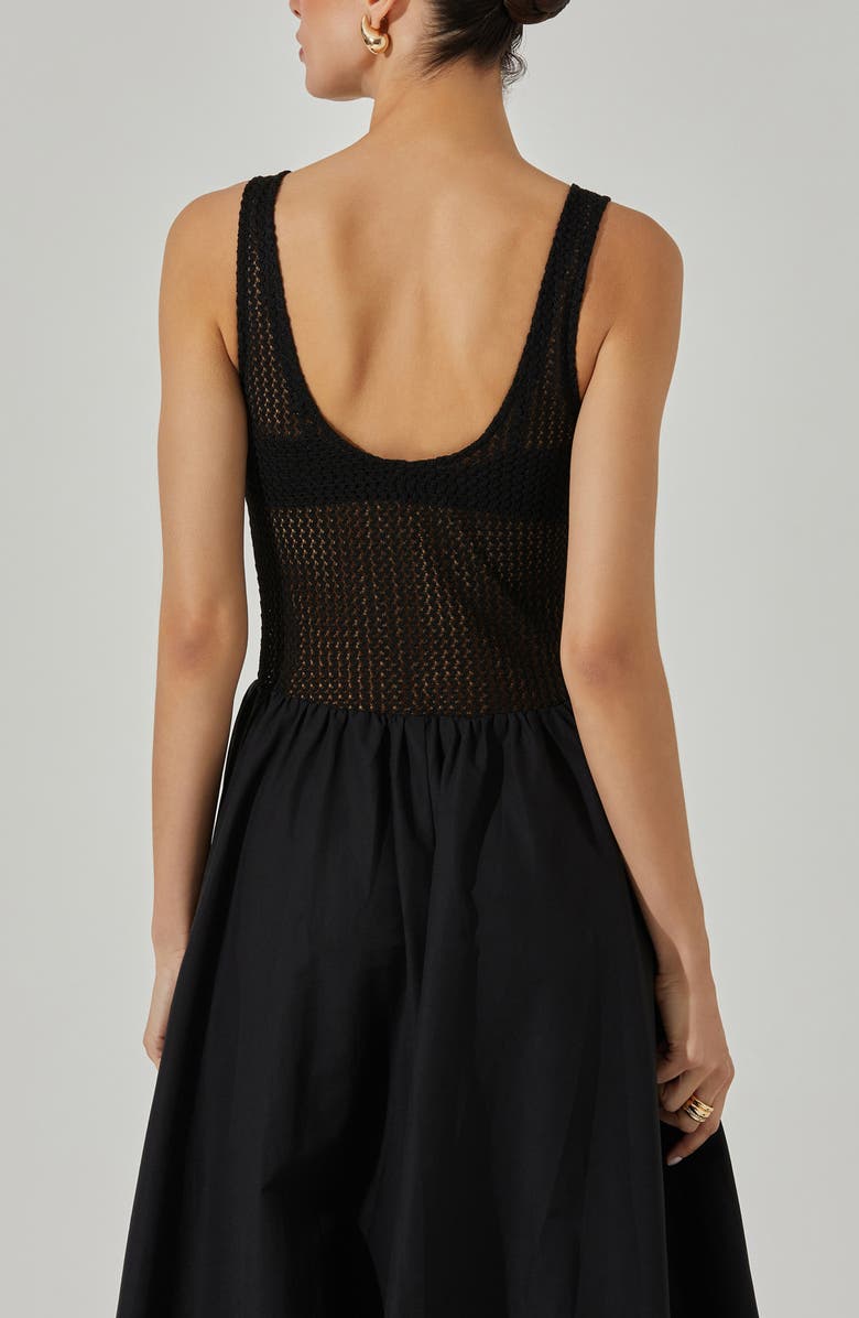 ASTR the Label Contrast Midi Sundress, Alternate, color,