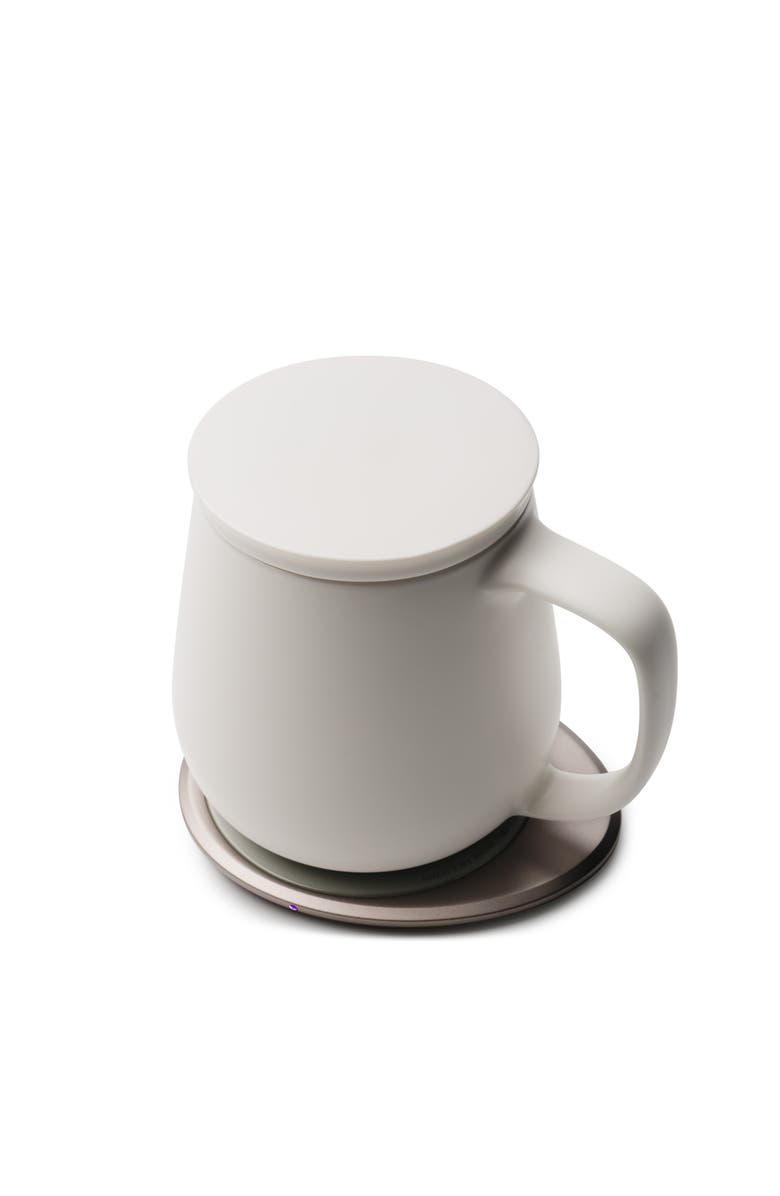 OHOM INC Ui+ Self-heating Mug Set, Alternate, color, Jasmine White