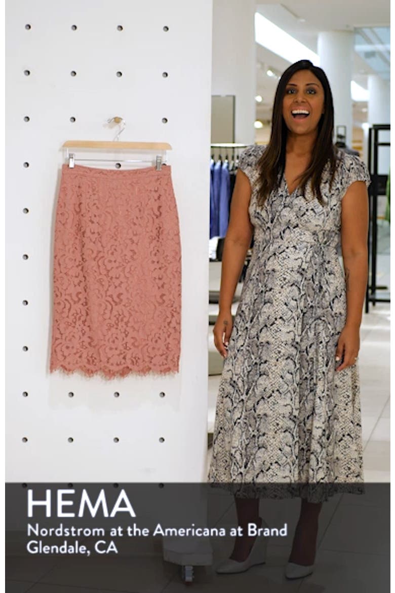 Lace Pencil Skirt video