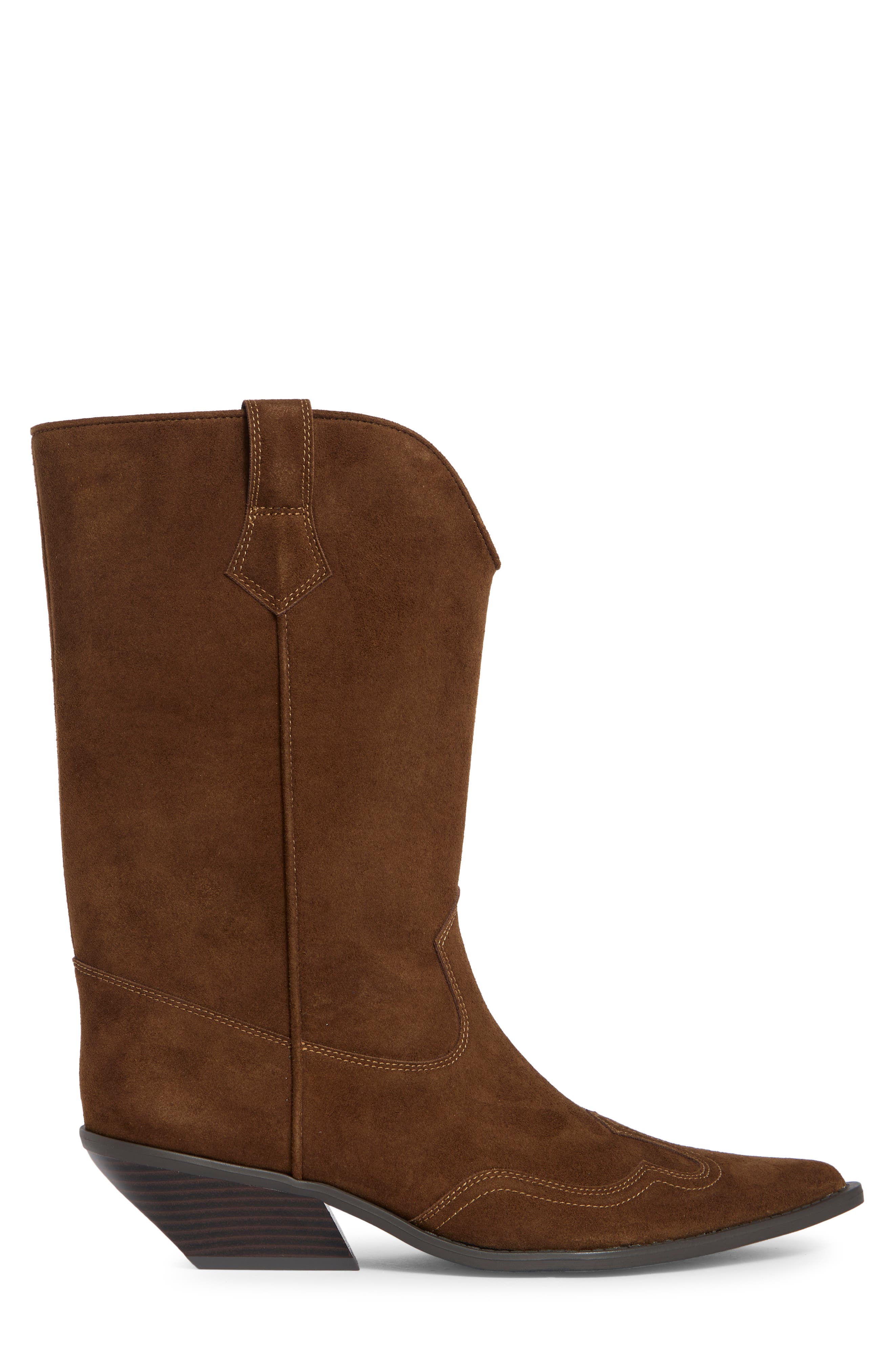 Britta Western Boot, Alternate, color, BROWN