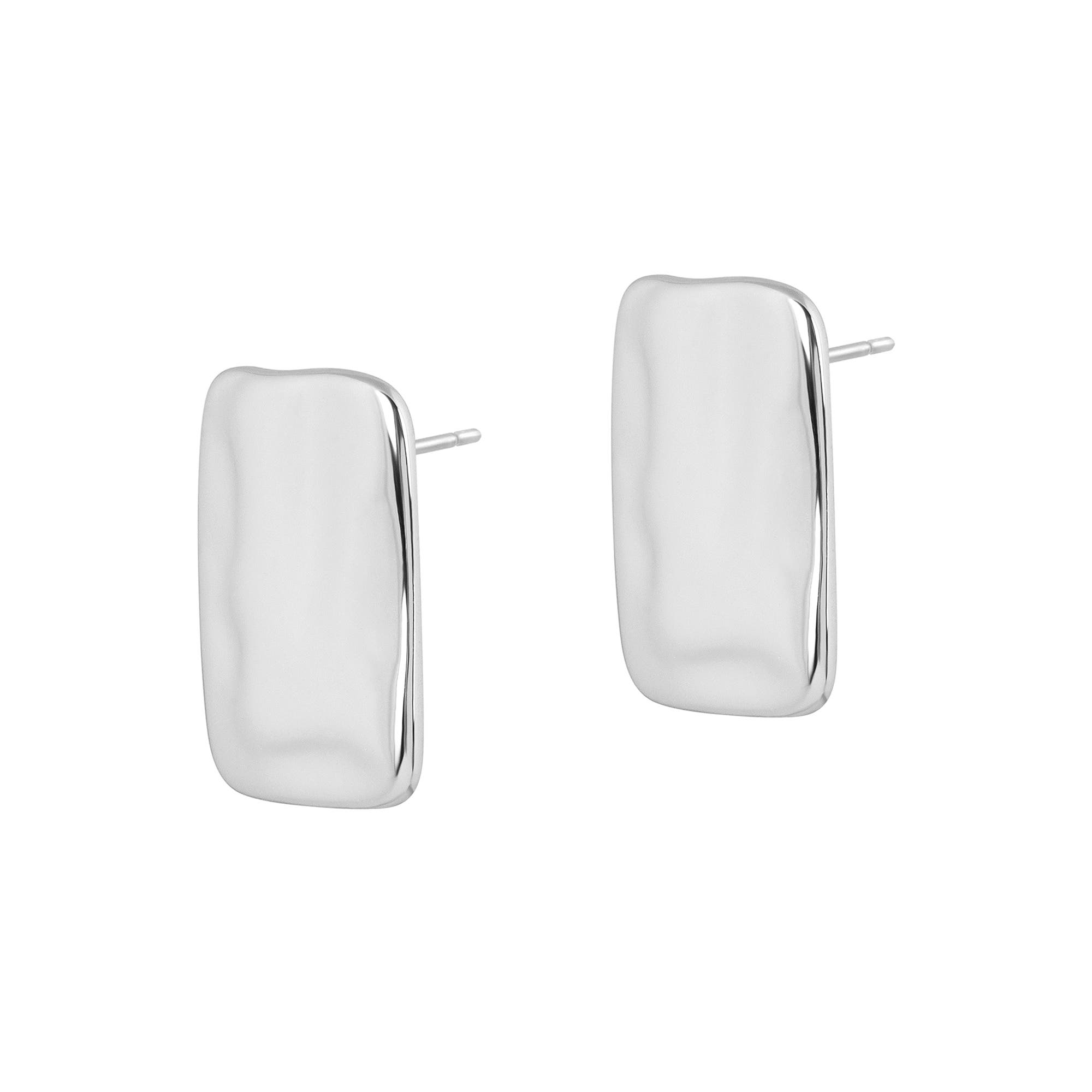 Electric Picks Supermodel Earrings in Silver 