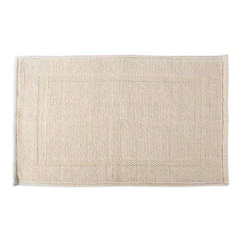 Jacquard Bordered Bath Mat, 20x31"