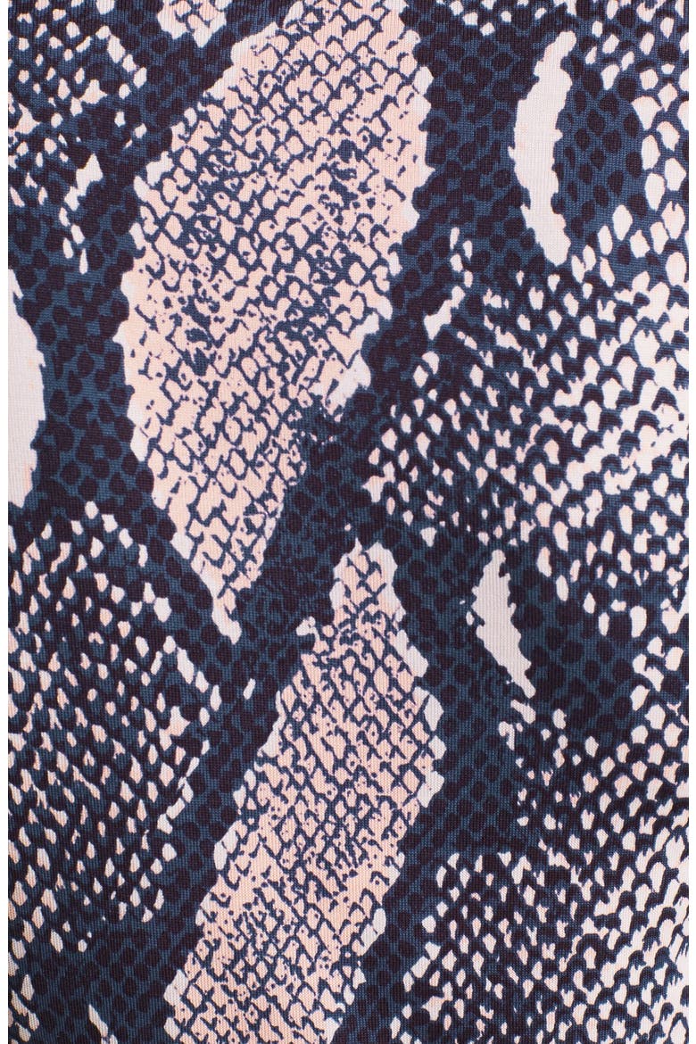 'New Jeanne 2' Silk Jersey Wrap Dress, Alternate, color, PYTHON TWO