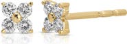 EF Collection Fleur Diamon Stud Single Earring