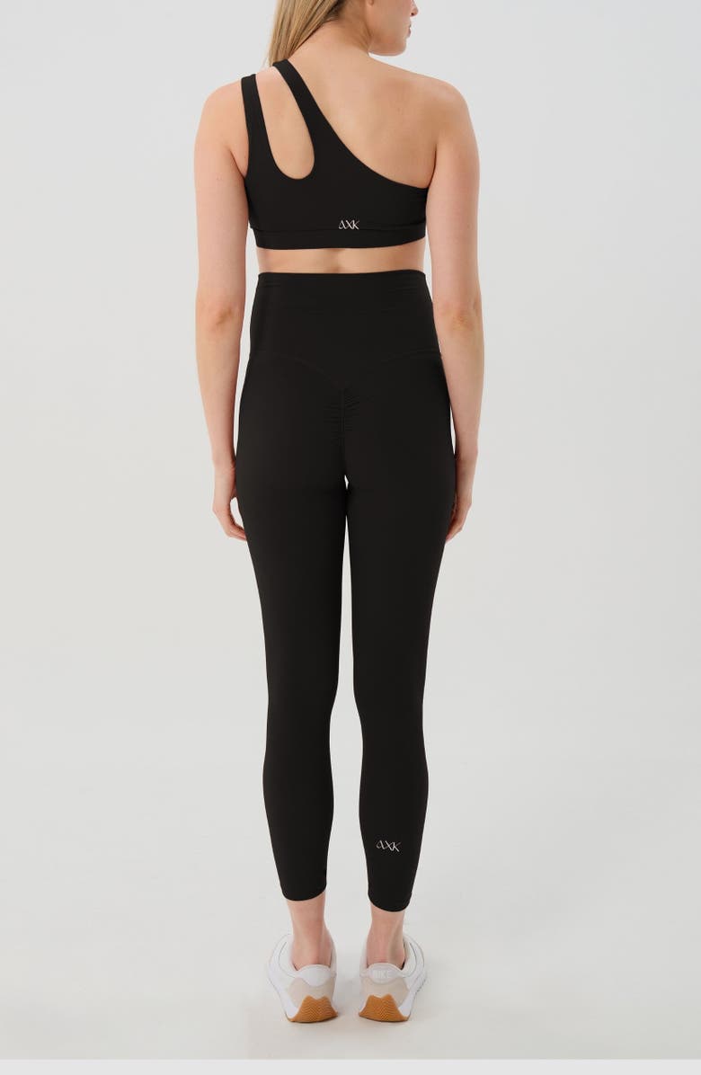 AXK Women's Athletic Maternity Legging with Scrunch Butt Design and Supportive Belly Band, Alternate, color, Black