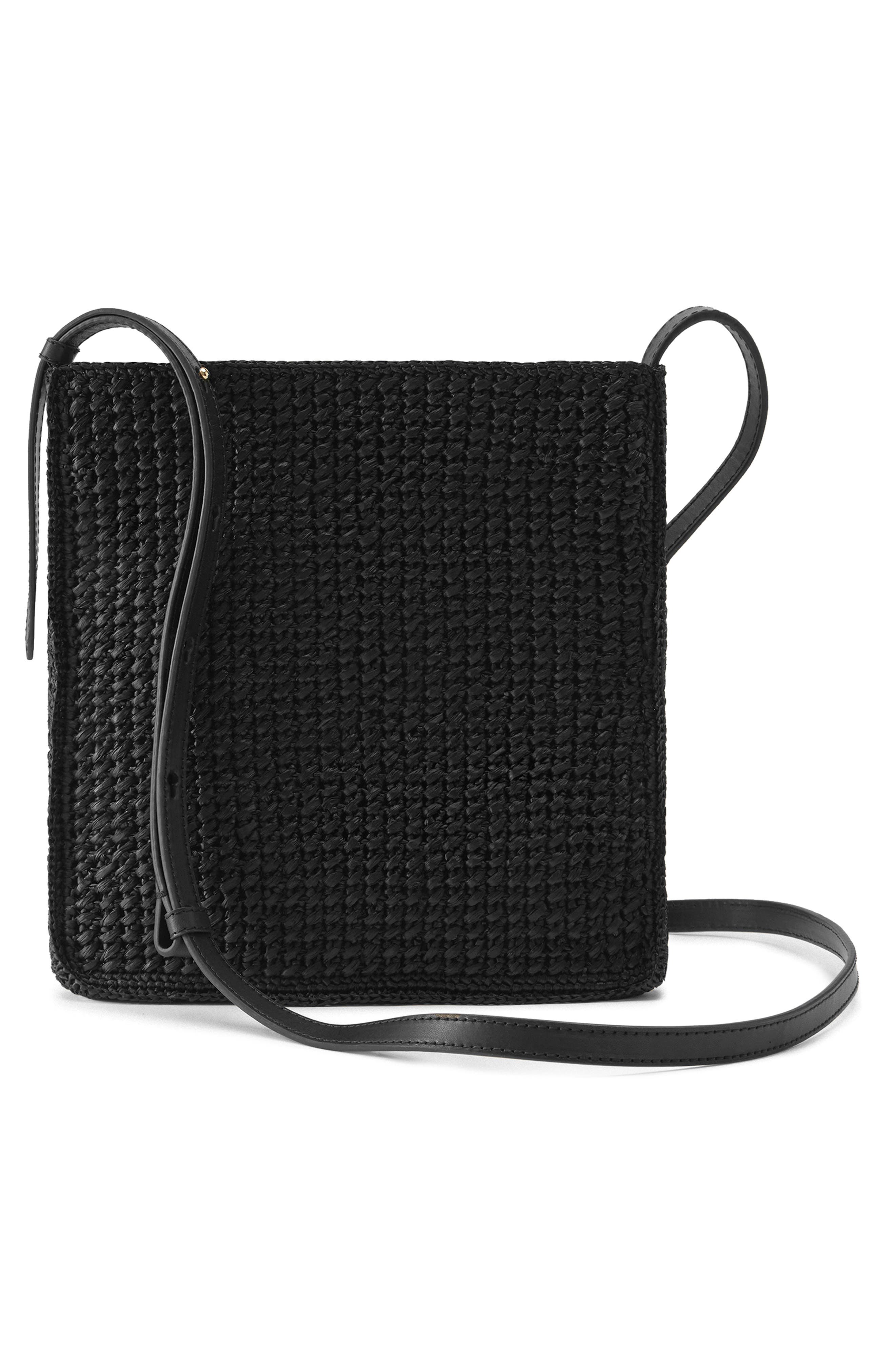 Helen Kaminski Raffia Crossbody Bag, Alternate, color, 