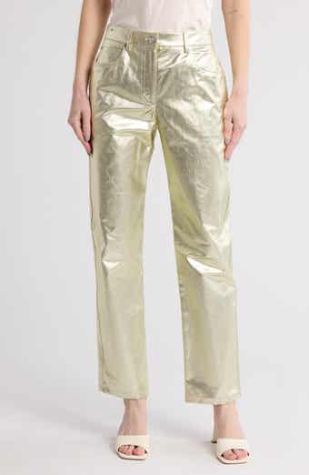 TWP Pony Boy Metallic Nonstretch Cotton Jeans