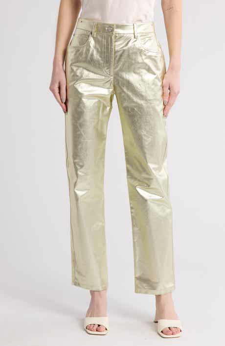 TWP Pony Boy Metallic Nonstretch Cotton Jeans