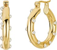 Untamed Petals Paris Pearl Hoops