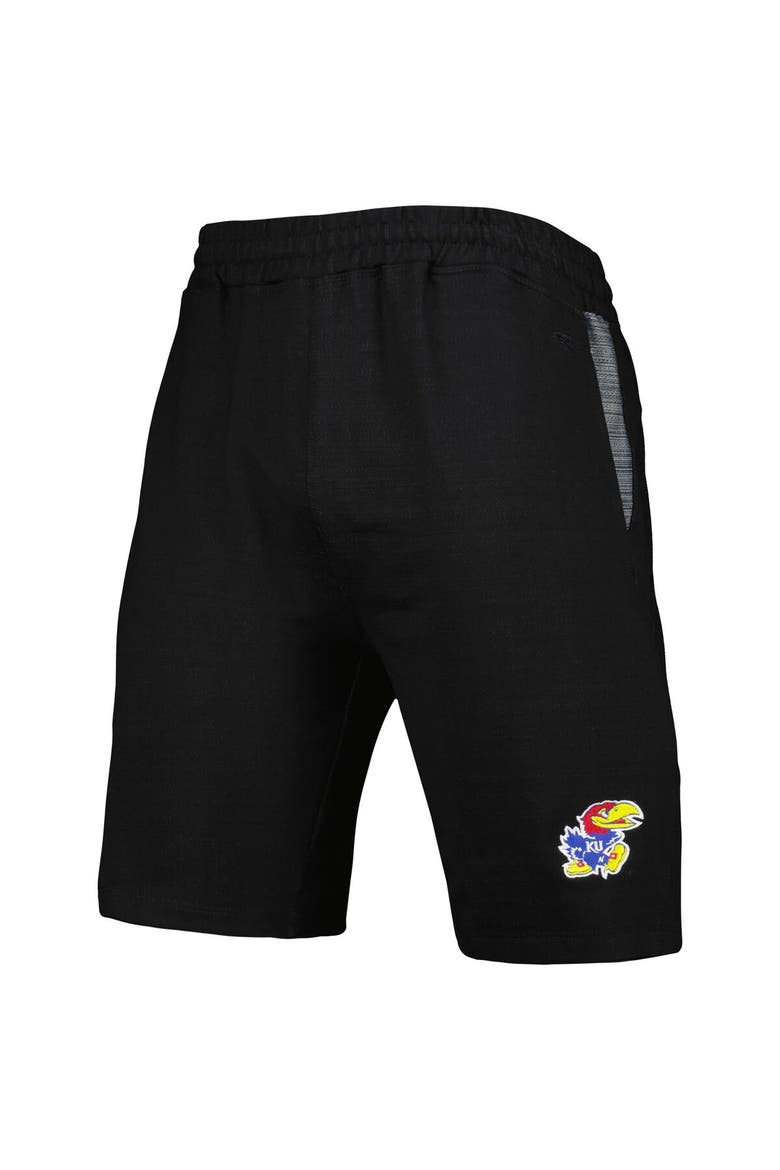 Men's Colosseum Navy Kansas Jayhawks Wild Party Shorts, Alternate, color, Black