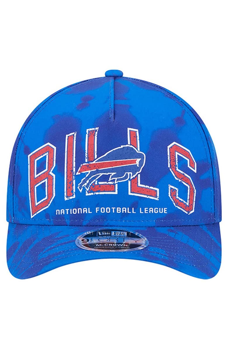 New Era Men
s New Era Royal Buffalo Bills Tie Dye Fade 9Forty M-Crown A-Frame Adjustable Hat, Alternate, color, Royal