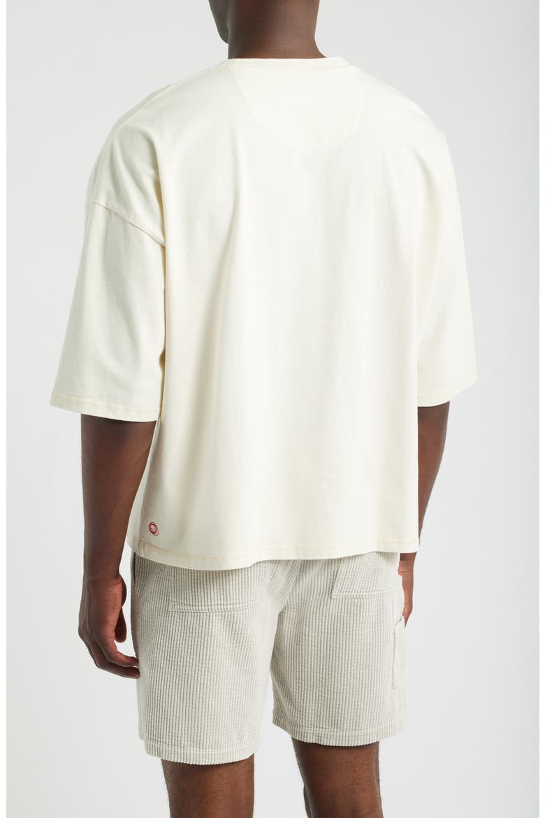 Oversize Organic Cotton Night T-Shirt, Alternate, color, HALF & HALF