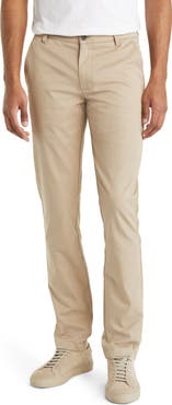 Vintage 1946 Flat Front Slim Straight Leg Performance Twill Pants