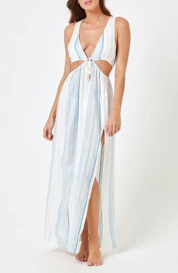 L*space Donna Cutout Cover-up Maxi Dress