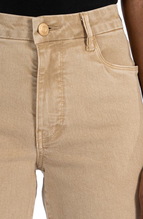 KUT FROM THE KLOTH KUT FROM THE KLOTH MEG FAB AB RAW HEM HIGH WAIST ANKLE WIDE LEG JEANS 