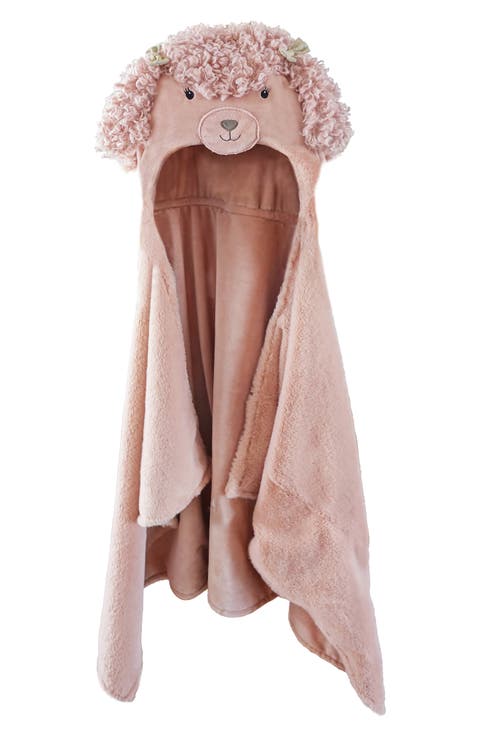 Kids' Paris Poodle Hooded Blanket