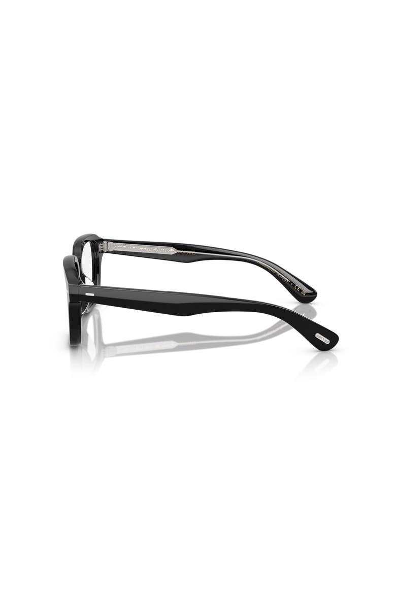 51mm Rectangle optical glasses, Alternate, color, Black