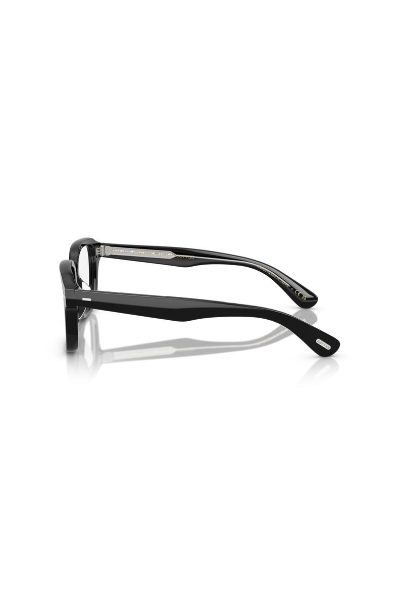 Oliver Peoples 51mm Rectangle optical glasses, Alternate, color, Black