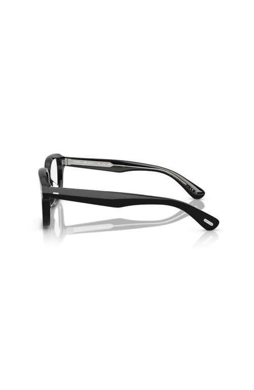 Oliver Peoples 51mm Rectangle Optical Glasses In Black