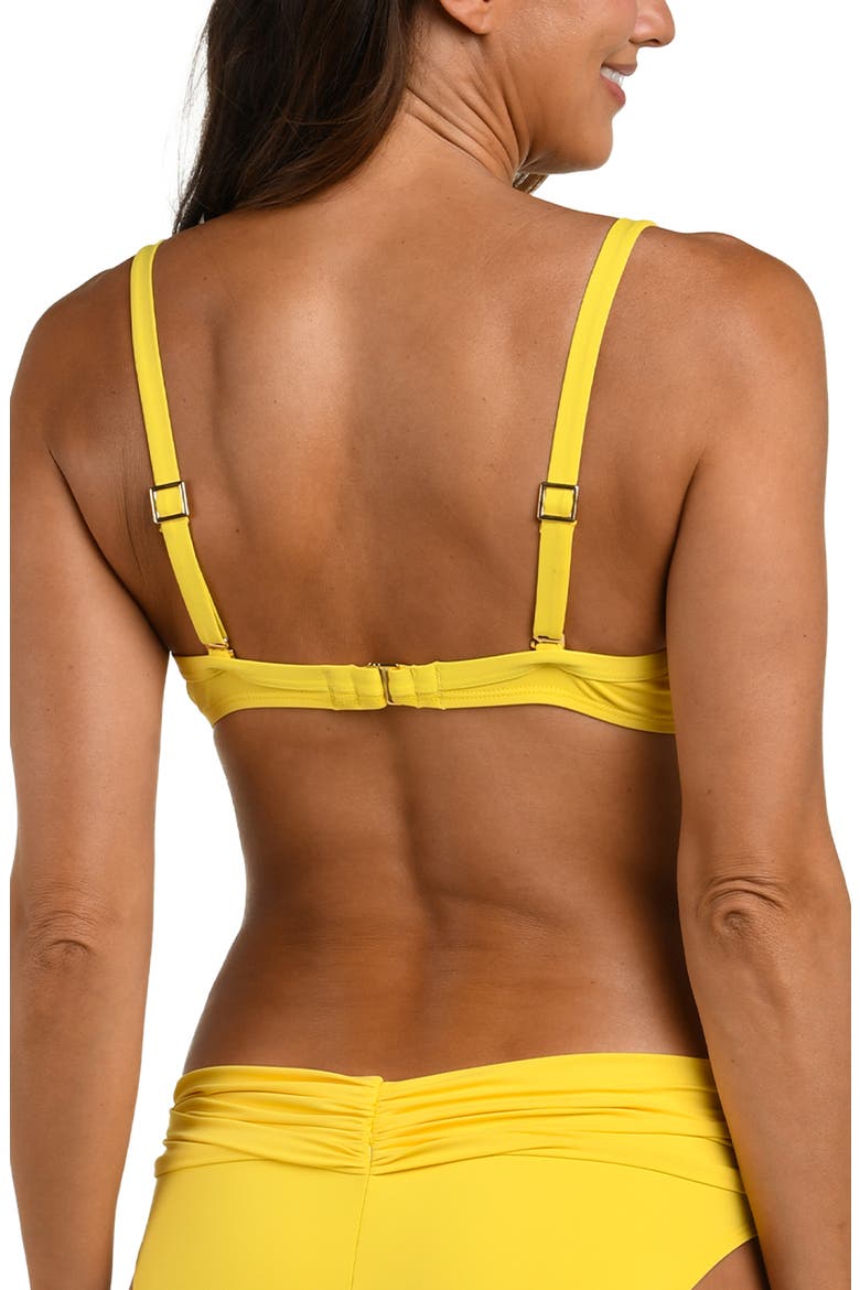 Island Twist Front Underwire Bikini Top, Alternate, color, SOLEIL