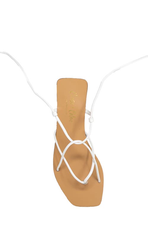 Chase & Chloe Chase And Chloe Eve Ankle Wrap Sandal