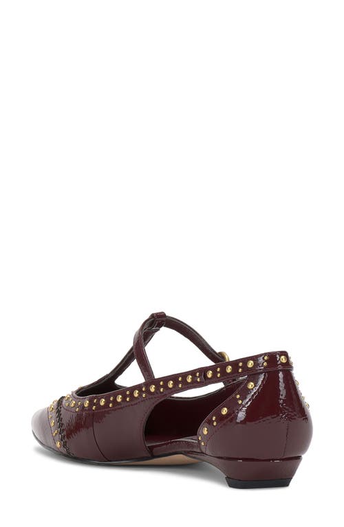 Vince Camuto Valkie Pointed Toe Flat In Burgundy