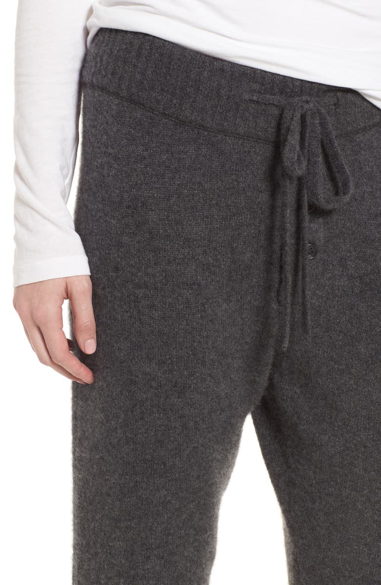 James Perse Brushed Cashmere Sweatpants, Alternate, color, 
