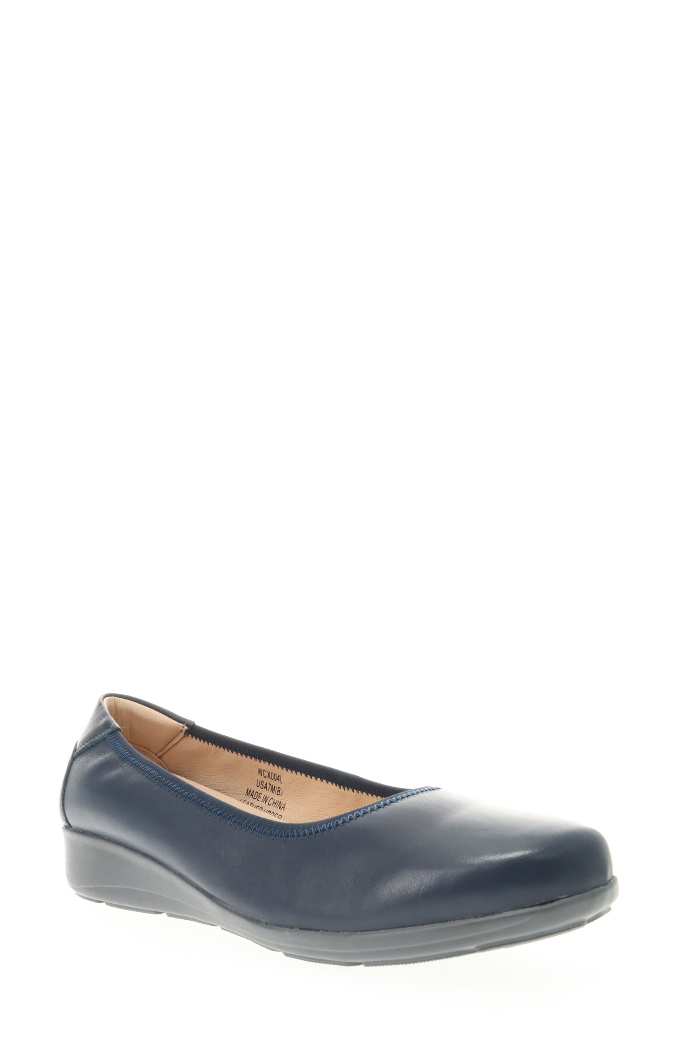 Propét Yara Wedge Slip-On, Main, color, Navy
