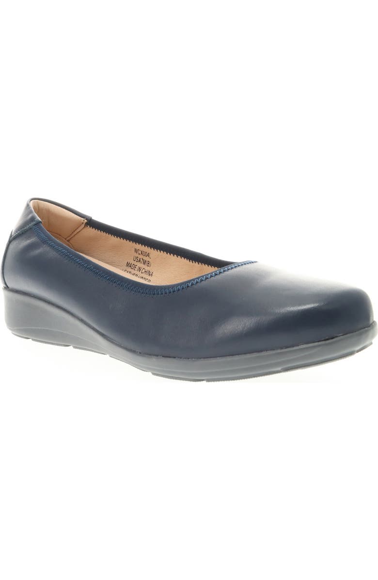 Propét Yara Wedge Slip-On, Main, color, Navy