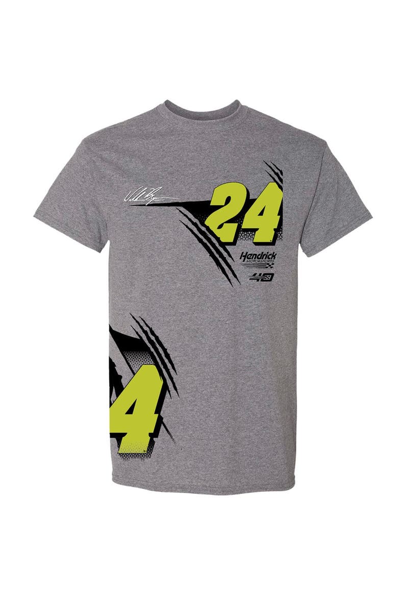 Men's Hendrick Motorsports Team Collection  Heather Charcoal William Byron  Raptor T-Shirt, Alternate, color, Heather Charcoal