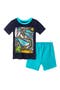 100% Organic Cotton Print Shortie Snug Fit Kids Pajamas