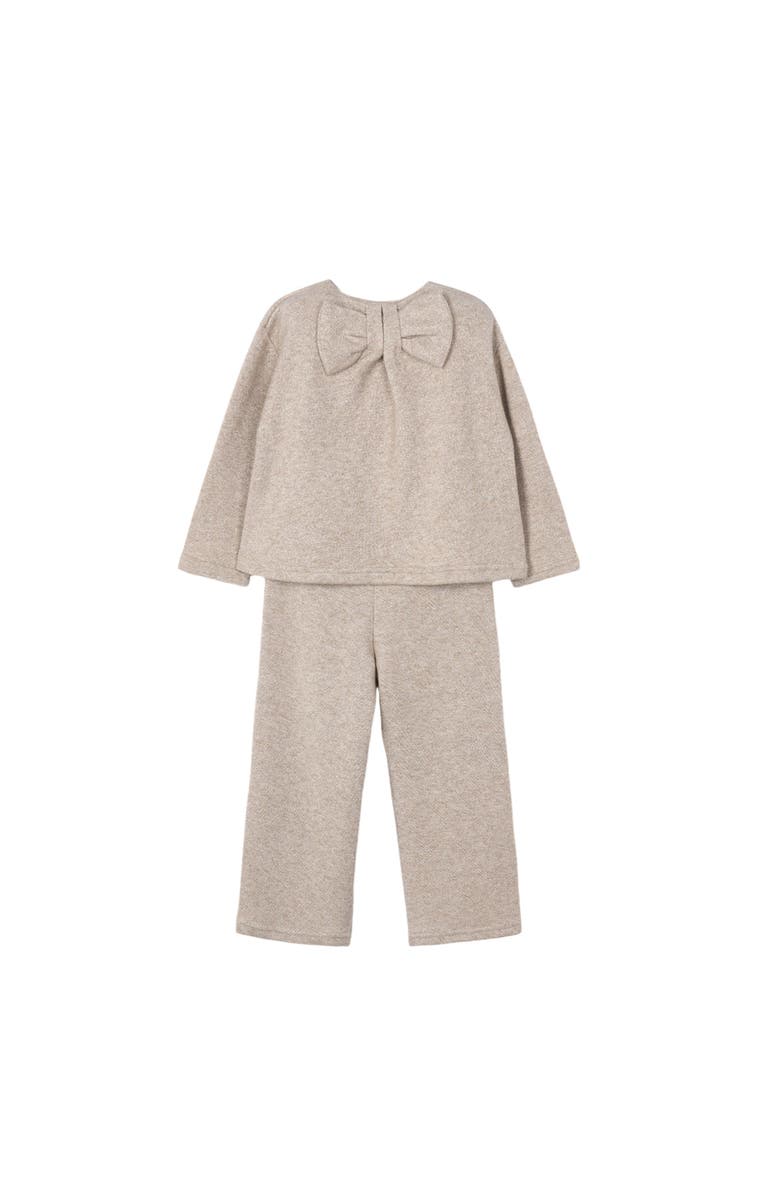 Mayoral Knit Pants and Sweater Set, Alternate, color, Beige