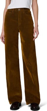 Joe's The Mia High Waist Wide Leg Flocked Pants