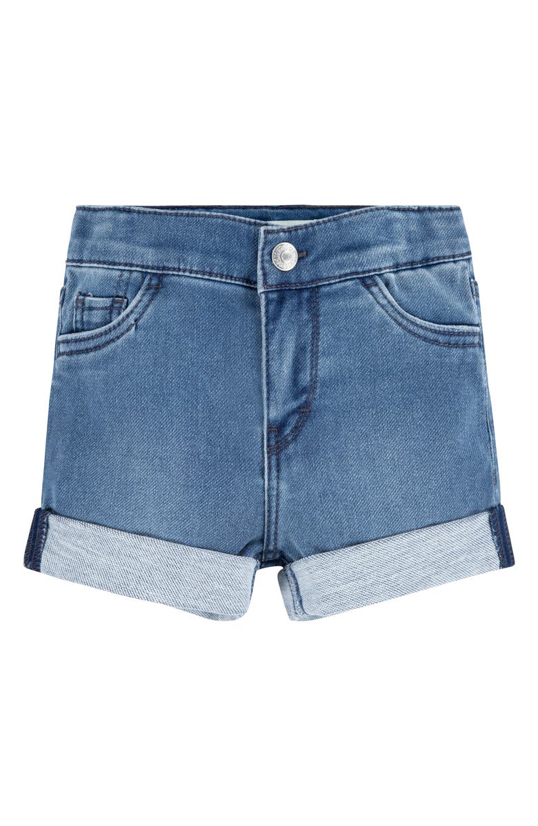 Levi's Kids' Roll Up Denim Shorts, Main, color, Jivecool
