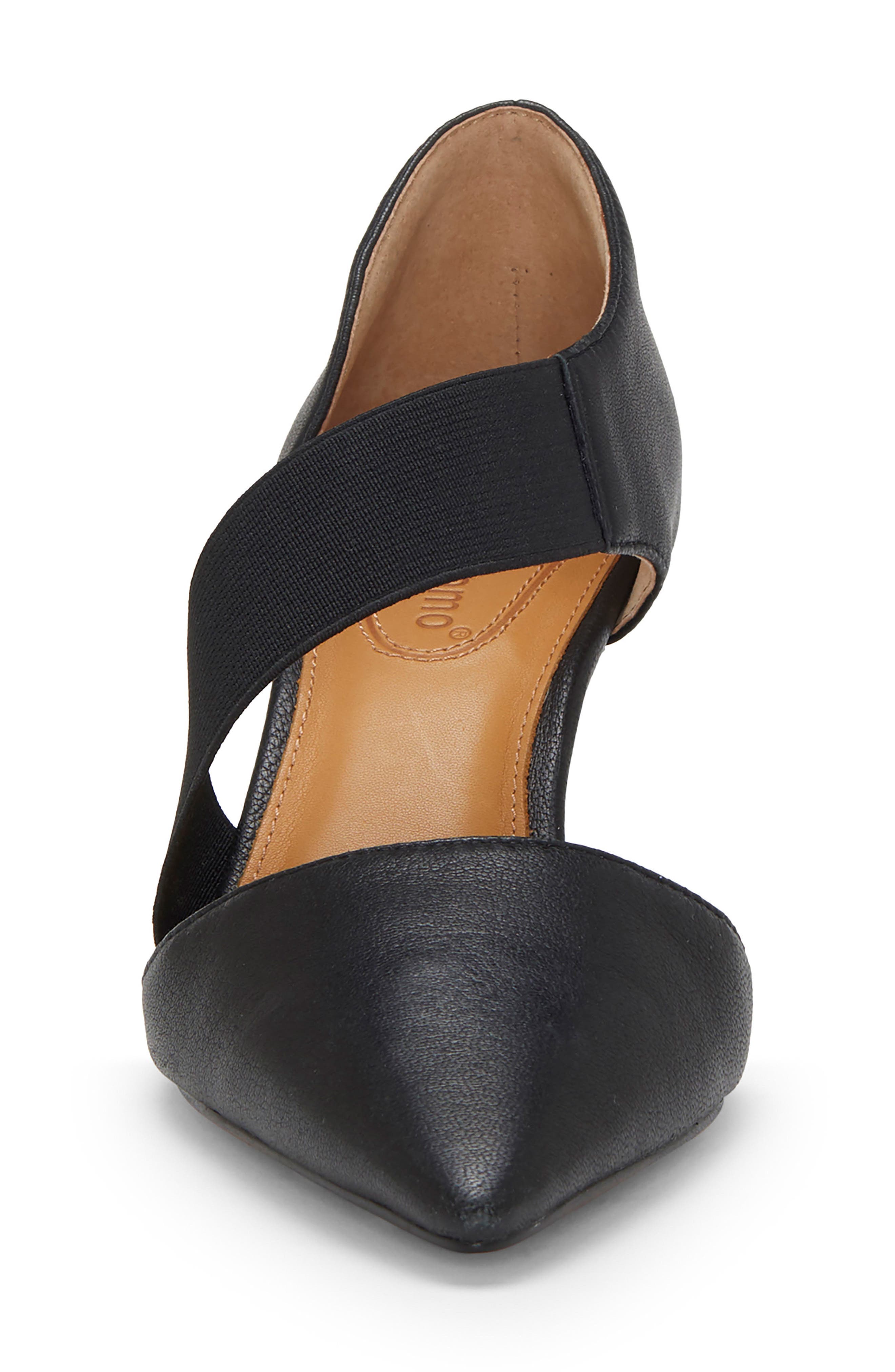 Denice Pump, Alternate, color, BLACK LEATHER