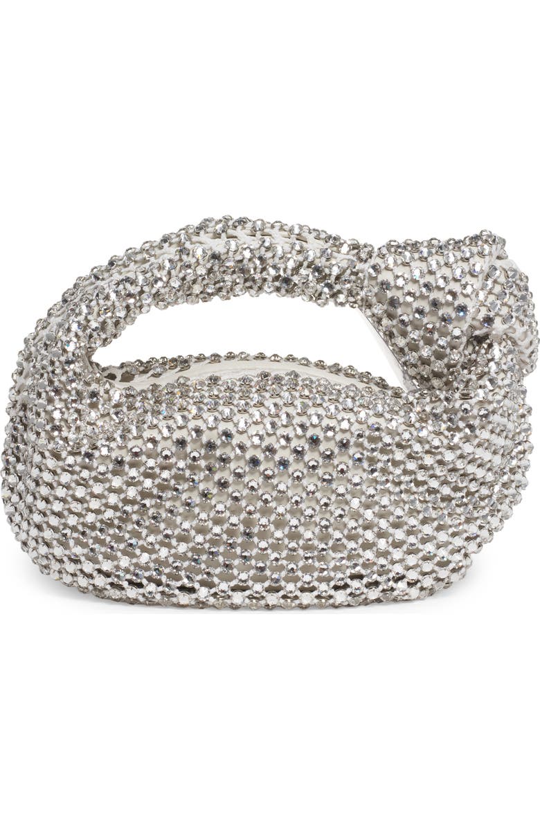 Bottega Veneta Mini Jodie Crystal Mesh Hobo, Alternate, color,