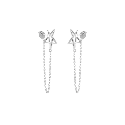 Sol Star Loop Earrings