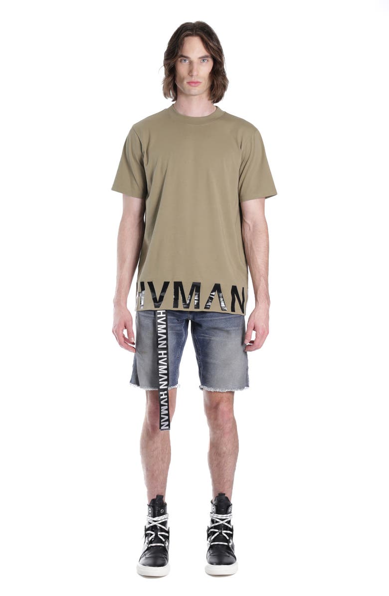 HVMAN Cotton Logo Tee, Alternate, color,