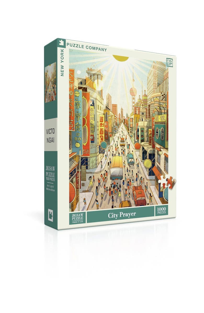 NEW YORK PUZZLE COMPANY City Prayer 1000 Piece Puzzle, Alternate, color, NO COLOR