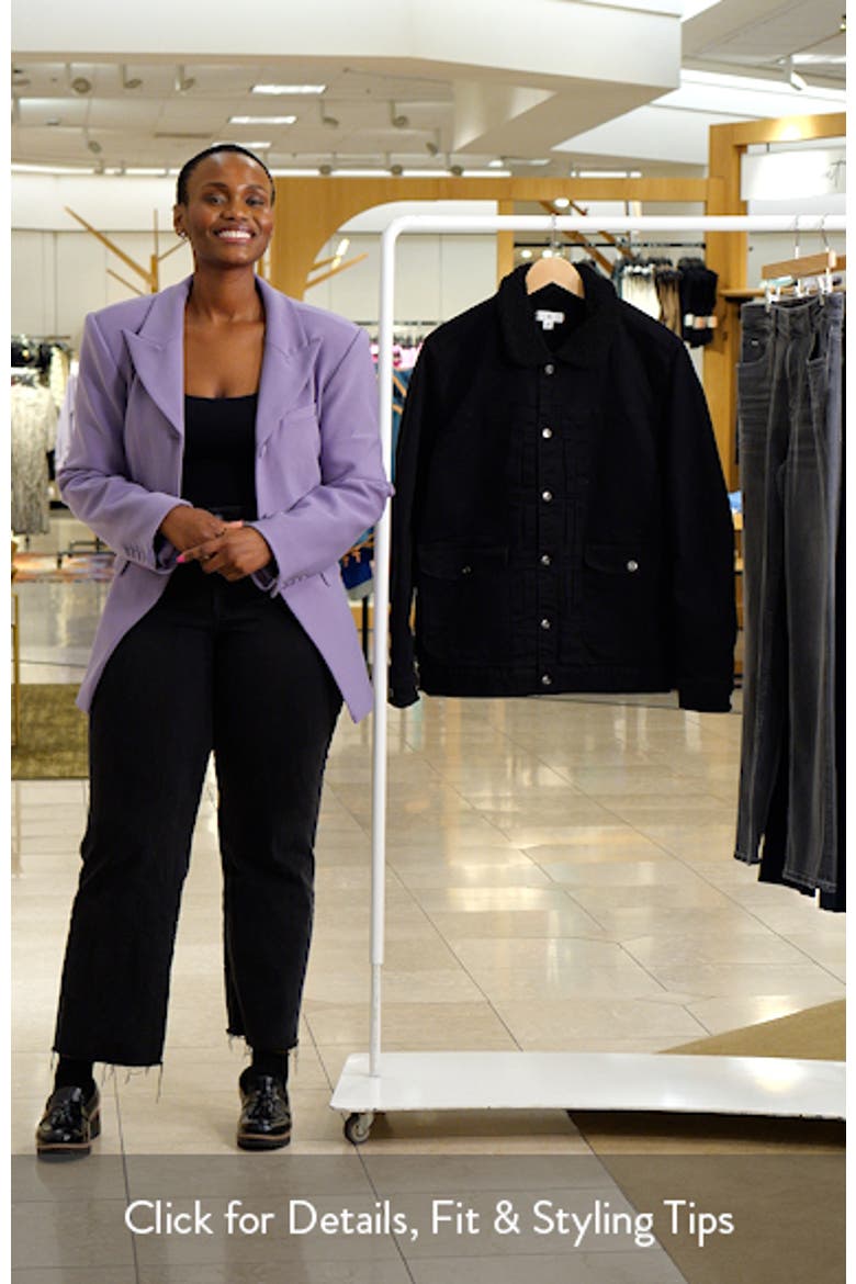 Fleece Lined Cotton Twill Ledger Jacket video