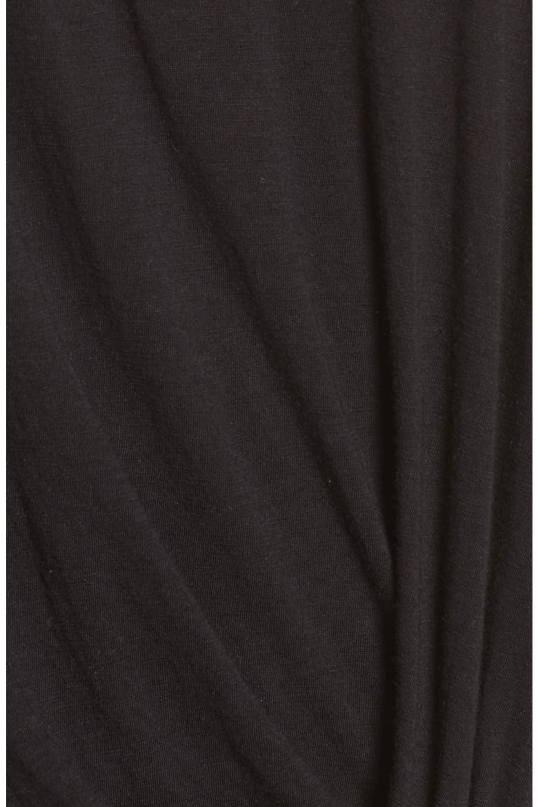 Twist Hem Tee, Alternate, color, BLACK