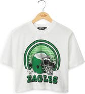 Junk Food Eagles Graphic Cropped T-Shirt
