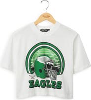 Junk Food Eagles Graphic Cropped T-Shirt