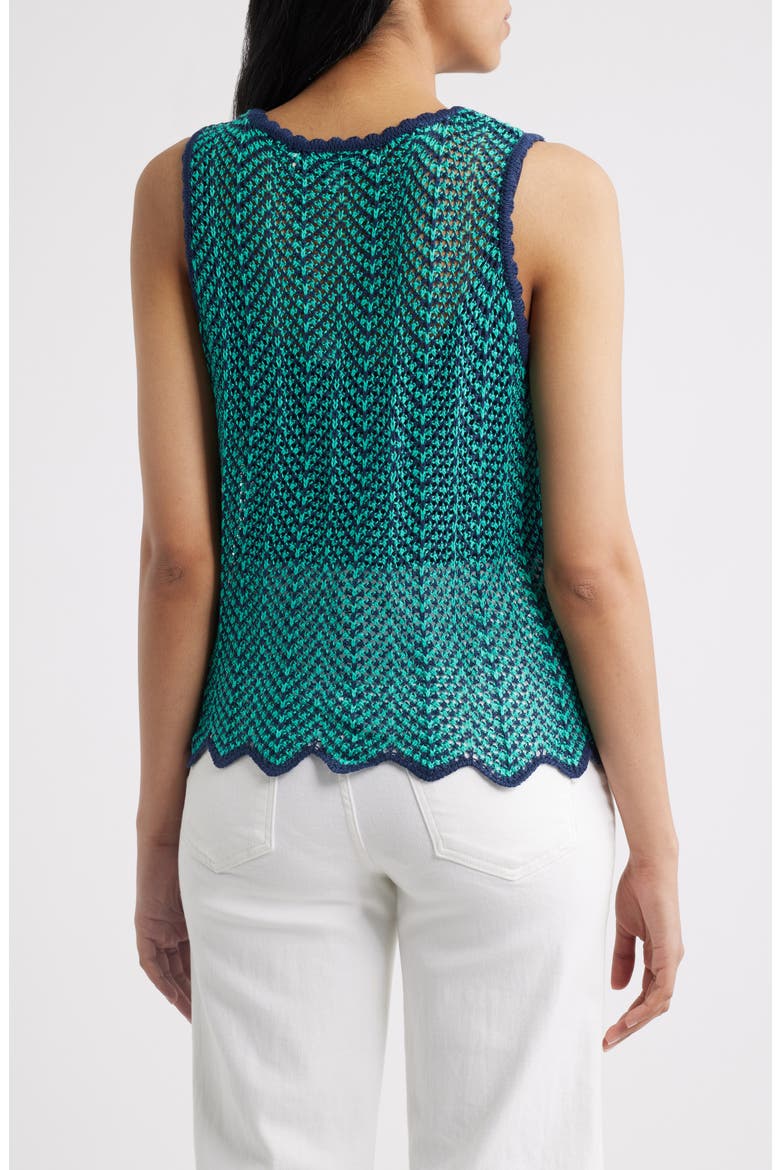 Open Stitch Sweater Tank, Alternate, color, KELLY
